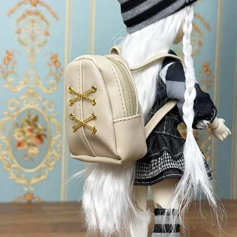 Fashion 30cm Dolls Shoulder Bag 1/6 Bjd Dolls Zero Wallet Doll Book Bag Handbag Doll Accessories