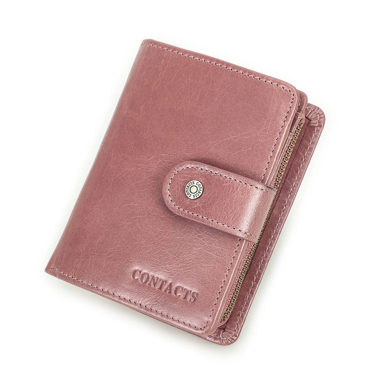 100% Genuine Leather Men Wallets Zipper Engraving Coin Purse Short Male Money Bag Quality Rfid Walet Small Card Holder Clutch