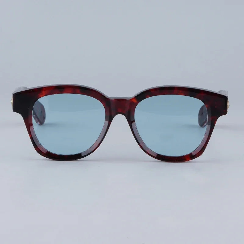 JMM Ins MOJAVE Square Oval Acetate Sunglasses Uv400 Men Classical Handmade in Japan Outdoor Men Designer Eyeglasses with Case