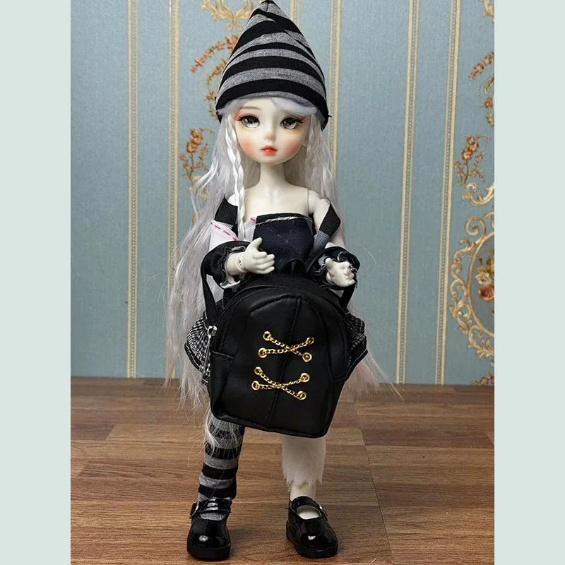 Fashion 30cm Dolls Shoulder Bag 1/6 Bjd Dolls Zero Wallet Doll Book Bag Handbag Doll Accessories