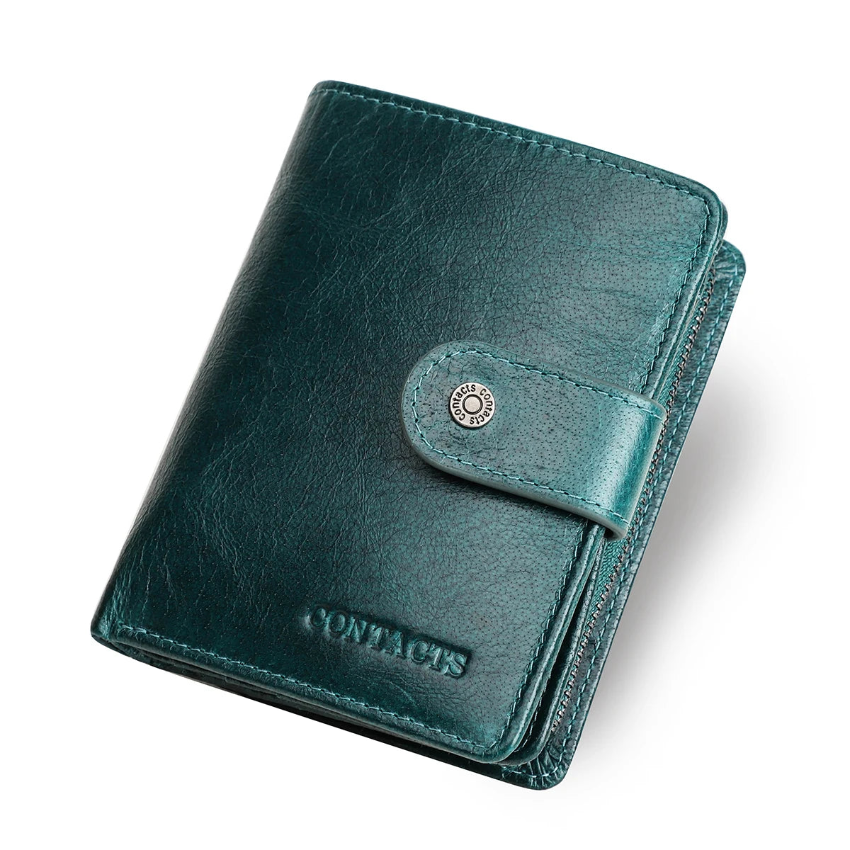 100% Genuine Leather Men Wallets Zipper Engraving Coin Purse Short Male Money Bag Quality Rfid Walet Small Card Holder Clutch